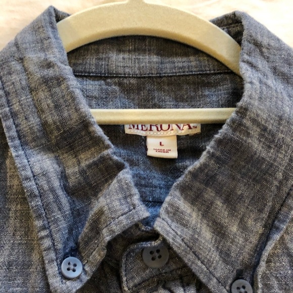 Merona Long Sleeve Button Down - Picture 2 of 3